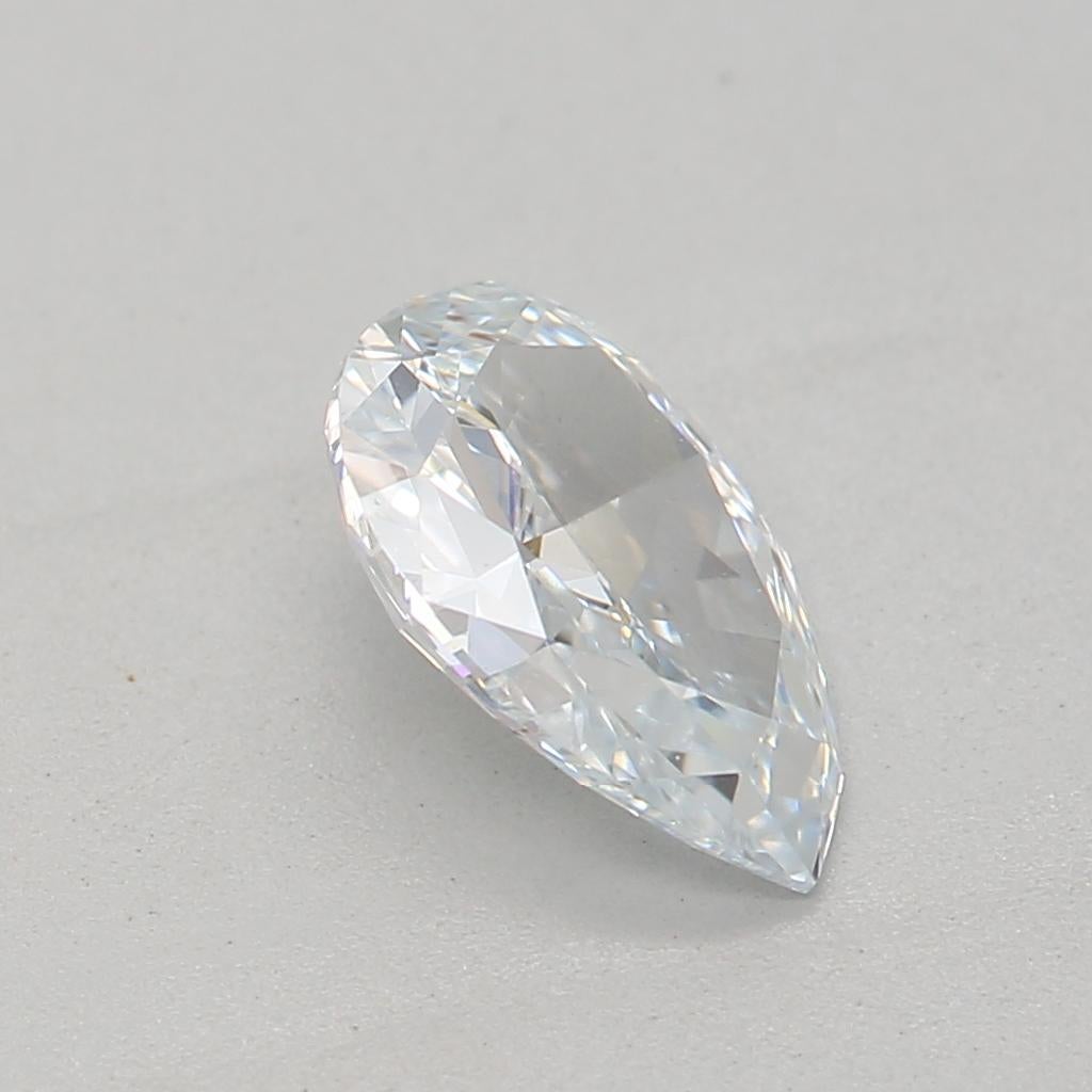 Women's or Men's GIA Certified 0.55 Carat Faint Blue VS1 Clarity Diamond For Sale