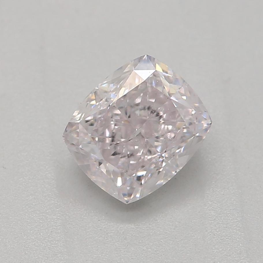 Certificate: GIA 
Report Number: 1448759929
Shape And Cut: Cushion
Carat Weight: 0.55 carat
Measurements: 4.84 x 4.21 x 2.09 mm
Color Grade: Faint Pink

FEATURES OF THE DIAMOND:

This faint pink diamond is a rare and delicate diamond that features a