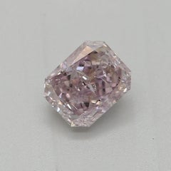 GIA Certified 0.55 Carat Fancy Pink I2 Clarity Diamond