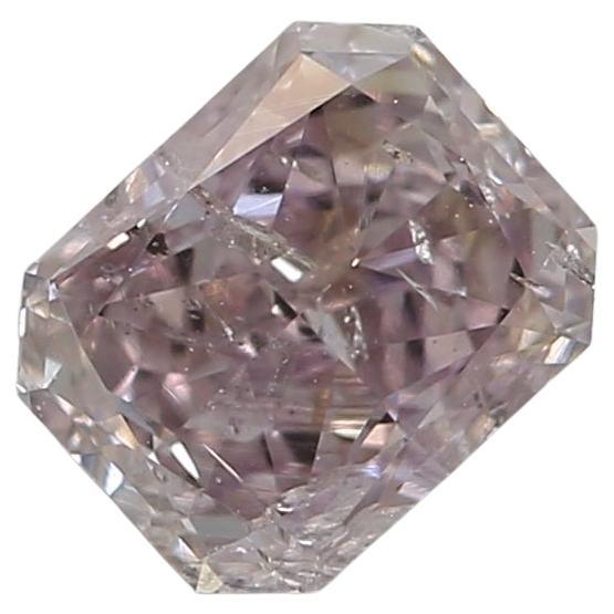 GIA Certified 0.55 Carat Fancy Pink I2 Clarity Diamond