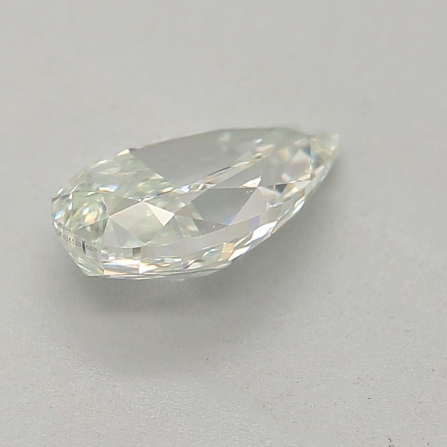 GIA Certified 0.55 Carat Very Light Green VS2 Clarity Diamond In New Condition For Sale In บางรัก, TH