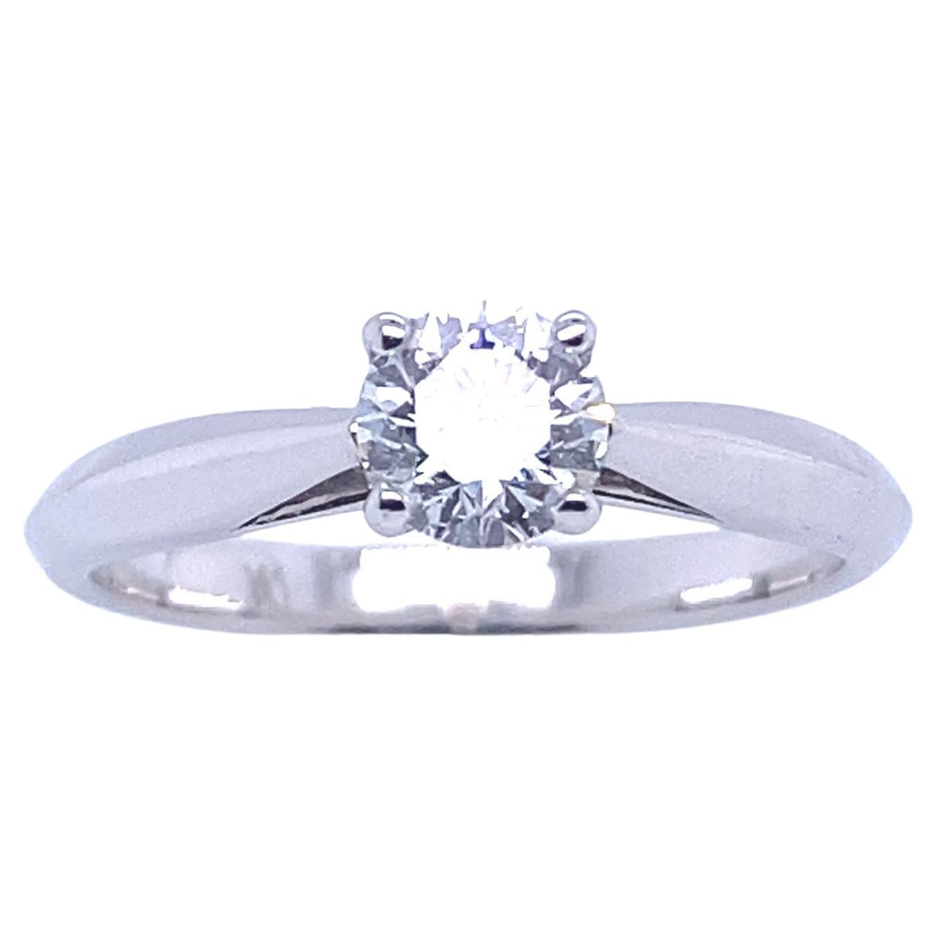 GIA Certified 0.56 Carat Diamond Ring White Gold
Superb Diamond of 0.56 carat certified by GIA. The diamond has a round brilliant cut, color F. Diamond's degrees of cut, symmetry and polish indicate the quality of craftsmanship that went into