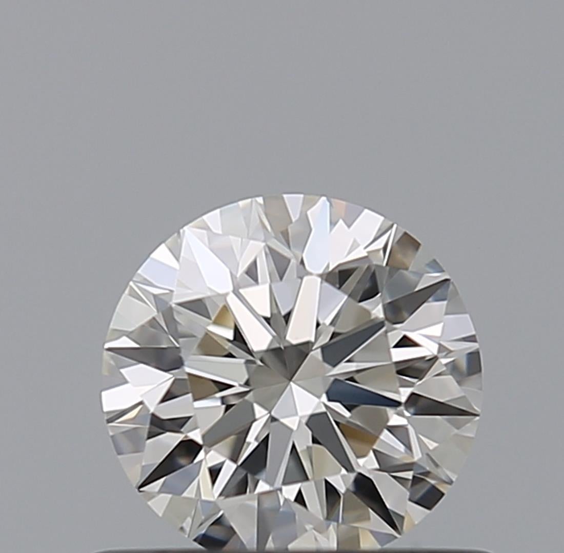 Certificato: GIA 
Numero del rapporto: 6515222691
Forma e taglio: Rotondo
Peso in carati: 0,56 carati
Misure: 5,24 x 5,27 x 3,27 mm
Grado di colore: H. H.

CARATTERISTICHE DEL DIAMANTE:

Questo diamante di colore H è classificato come quasi incolore