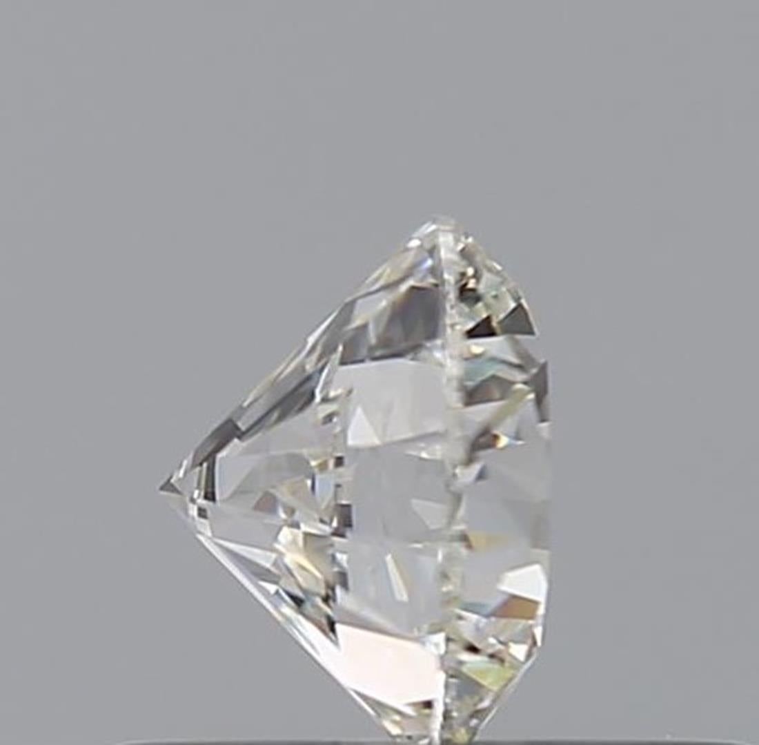 Taglio rotondo Diamante certificato GIA da 0,56 carati con colore H e purezza VVS2 in vendita