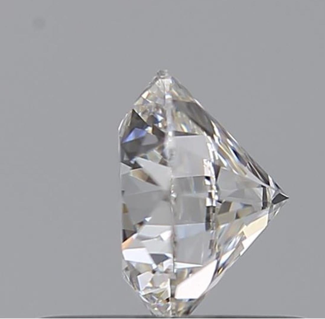 GIA Certified 0.57 Carat F Colour VVS1 Clarity Diamond In New Condition For Sale In บางรัก, TH