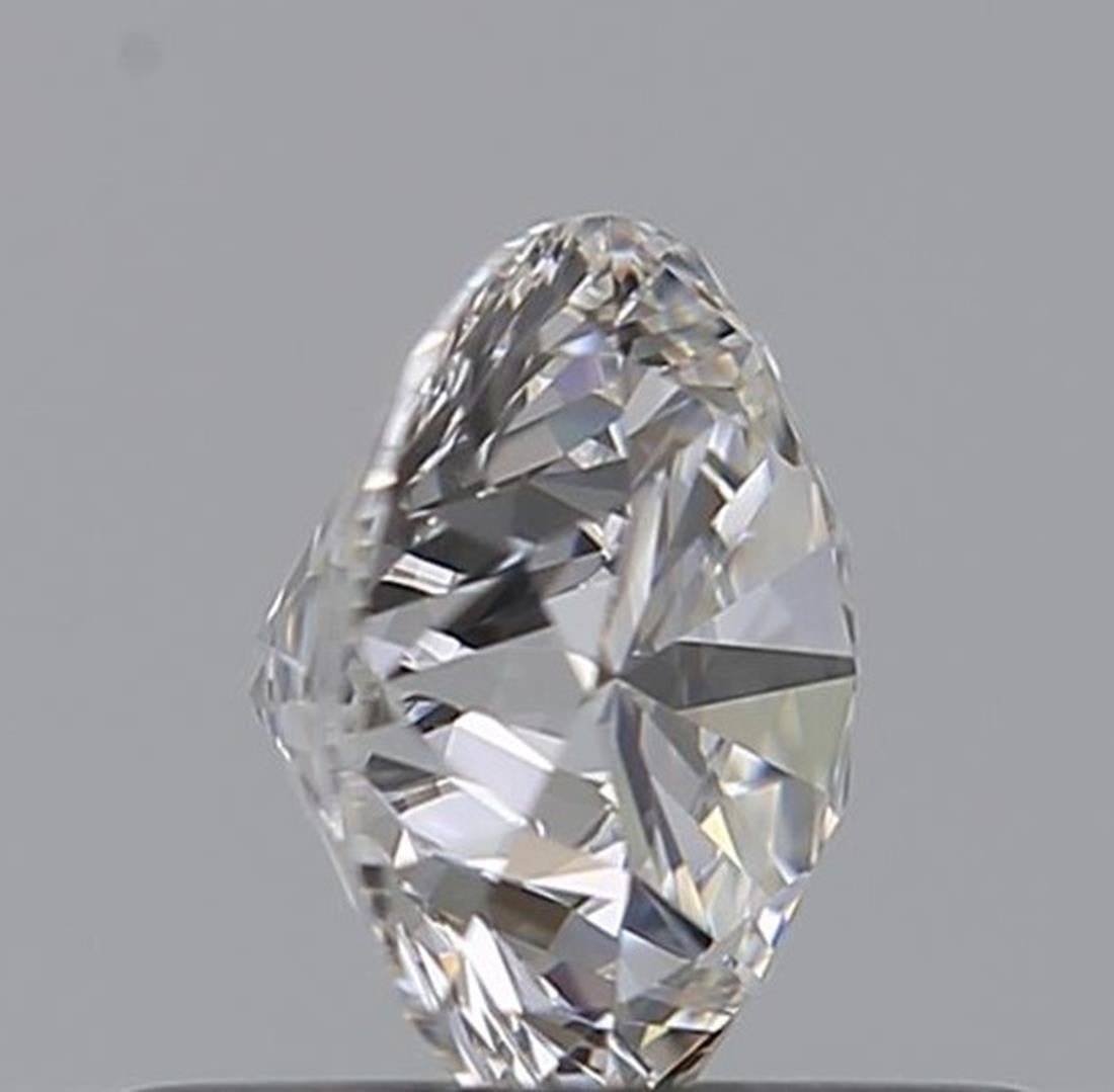 Women's or Men's GIA Certified 0.57 Carat F Colour VVS1 Clarity Diamond For Sale