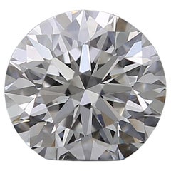 GIA-zertifiziert 0,57 Karat F Farbe VVS1 Reinheit Diamant