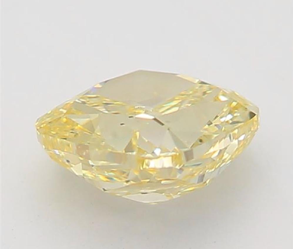 GIA Certified 0.57 Carat Fancy Light Brownish Yellow SI2 Clarity Diamond In New Condition For Sale In บางรัก, TH