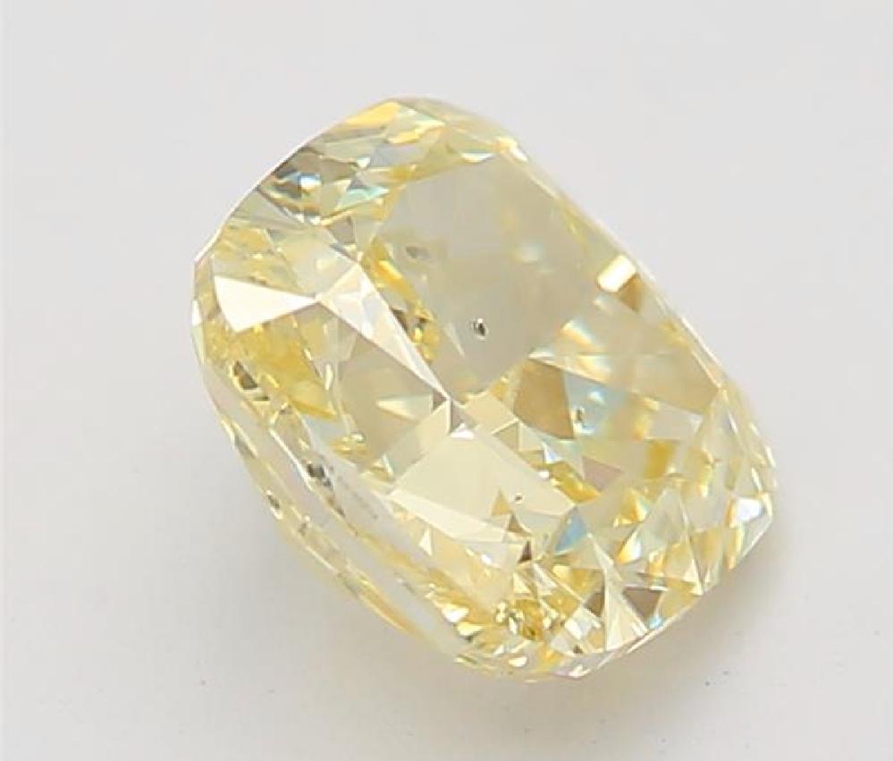 Women's or Men's GIA Certified 0.57 Carat Fancy Light Brownish Yellow SI2 Clarity Diamond For Sale