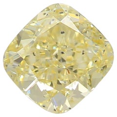 GIA-zertifiziert 0,57 Karat Fancy Light Brownish Yellow SI2 Clarity Diamant