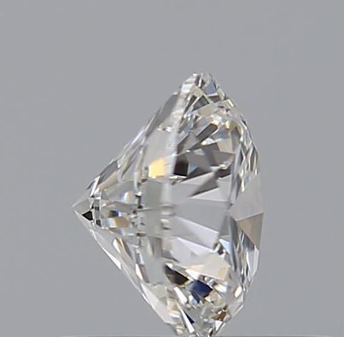 GIA Certified 0.58 Carat F Colour VVS1 Clarity Diamond In New Condition For Sale In บางรัก, TH