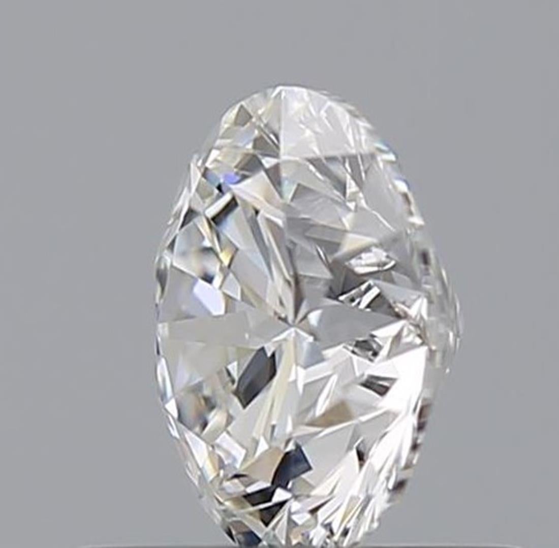Women's or Men's GIA Certified 0.58 Carat F Colour VVS1 Clarity Diamond For Sale