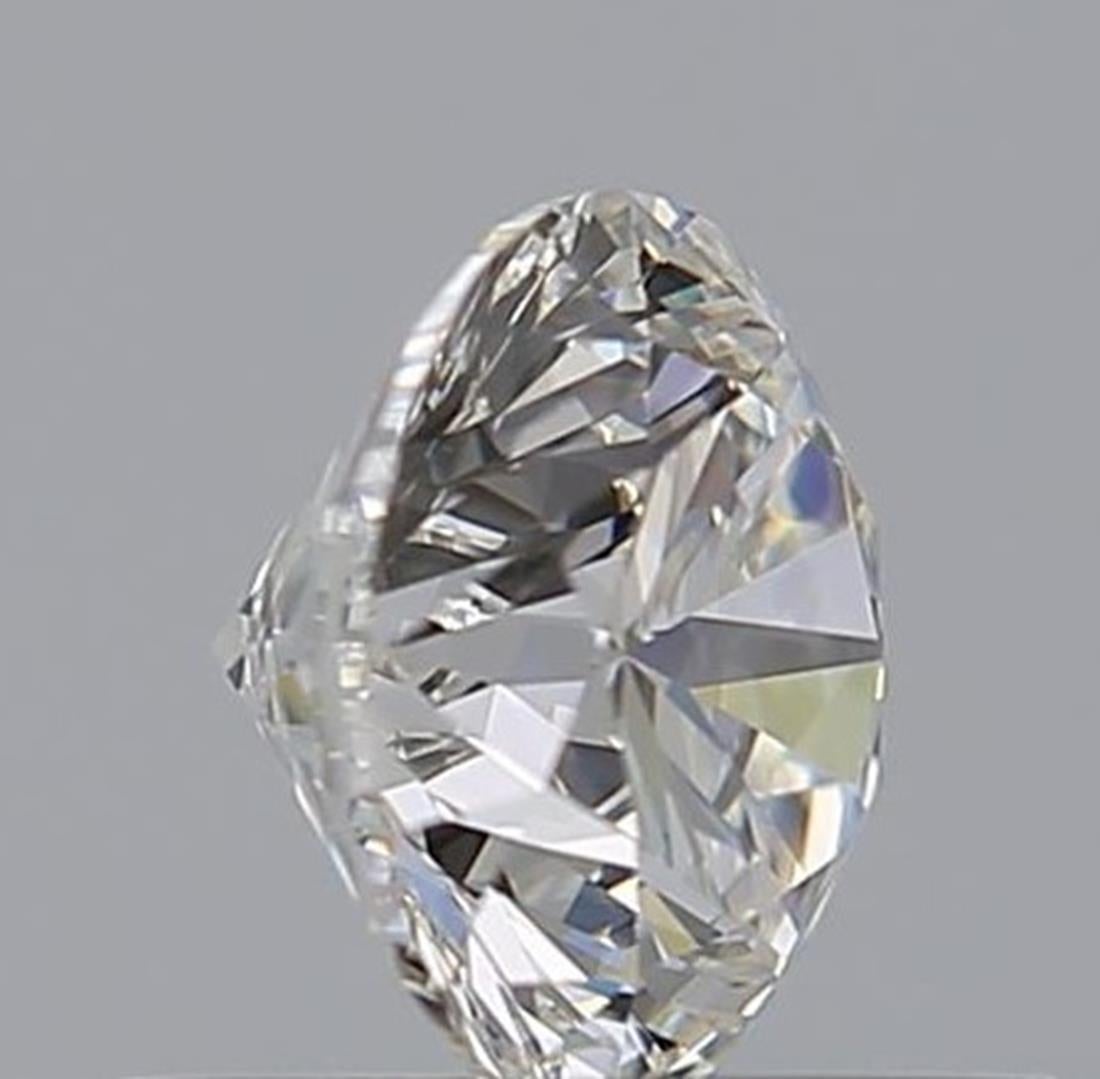 GIA Certified 0.58 Carat F Colour VVS1 Clarity Diamond For Sale 1