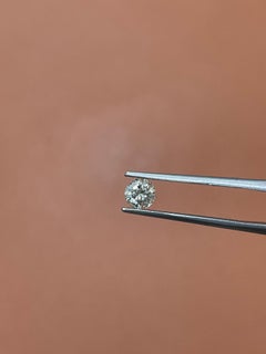 GIA Certified 0.58CT S-T I2 Round Brilliant Loose Diamond