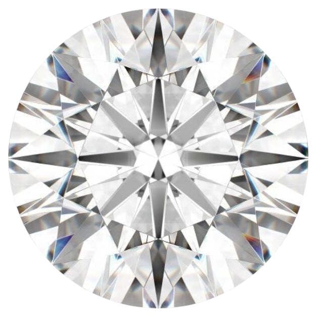 GIA Certified 0.58CT S-T I2 Round Brilliant Loose Diamond