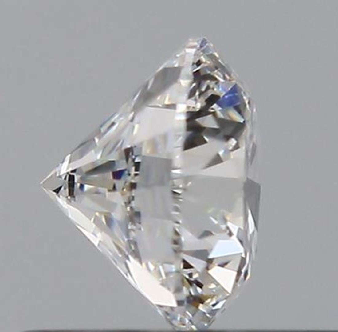 Round Cut GIA Certified 0.59 Carat D Colour VVS1 Clarity Diamond For Sale