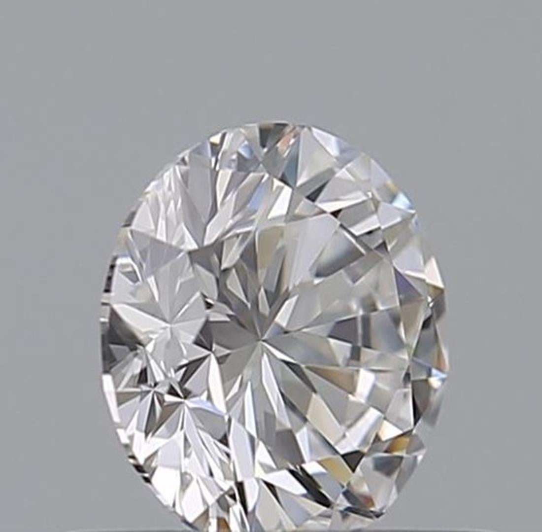 Women's or Men's GIA Certified 0.59 Carat F Colour VVS1 Clarity Diamond For Sale