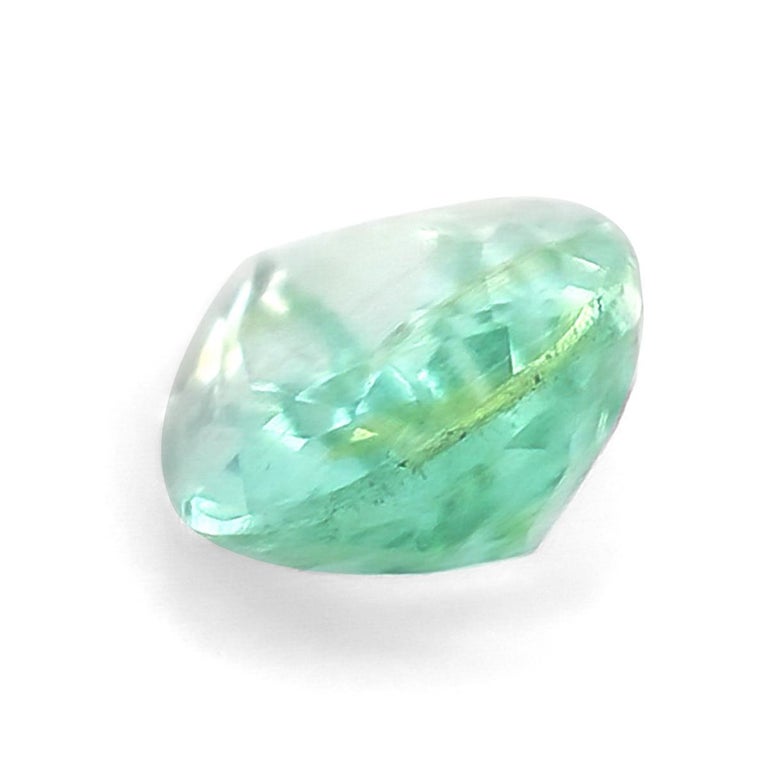 Tourmaline Paraïba 0,50 Ct - Naturelle - Vert - Ovale - Brésil - Neuf Sans Emballage