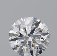 Diamant certifié GIA de 0,60 carat de couleur D IF Clarity