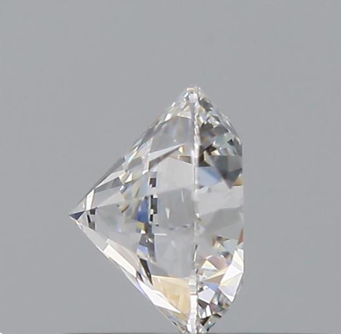 Taglio rotondo Diamante certificato GIA da 0,60 carati con colore D IF chiarezza in vendita