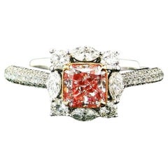GIA Certified 0.60 Carat Faint Pink VS1 Clarity Diamond