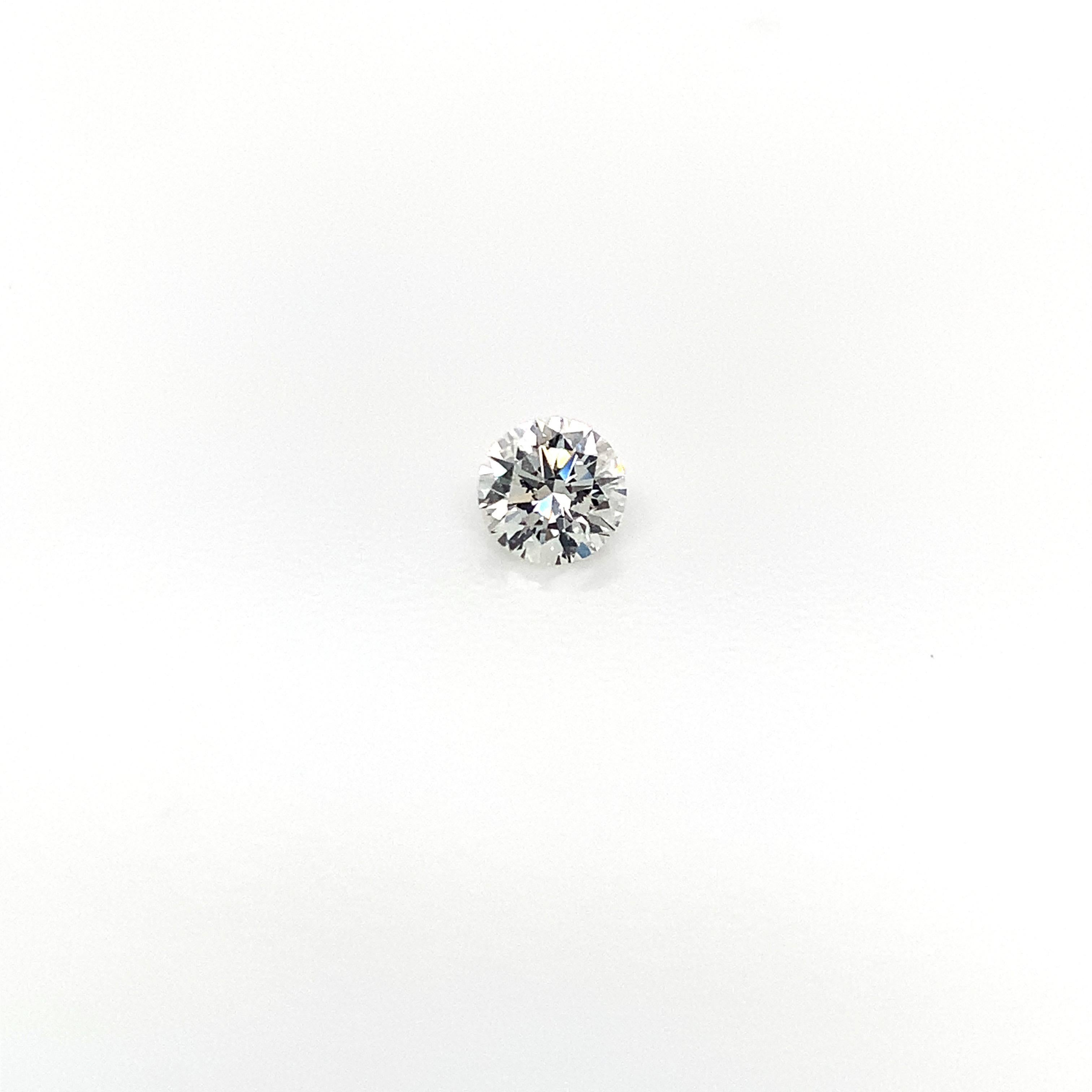 GIA-zertifizierter 0,60 Karat runder Brillantdiamant (Rundschliff) im Angebot