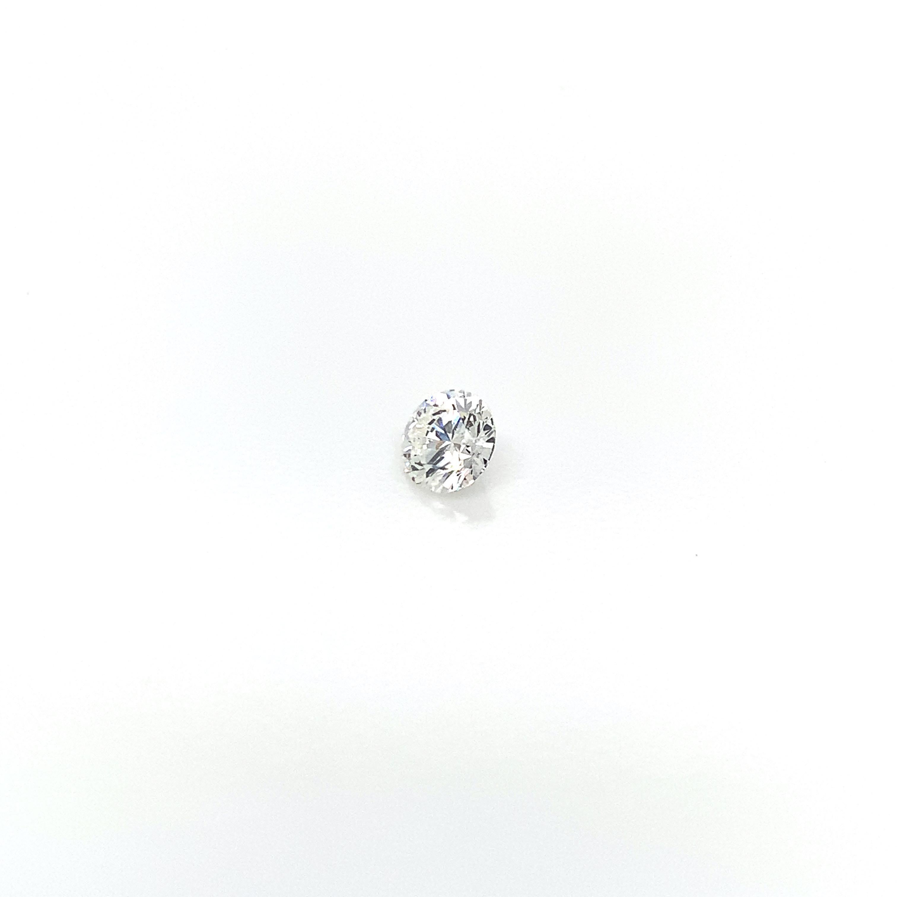 GIA-zertifizierter 0,60 Karat runder Brillantdiamant im Zustand „Neu“ im Angebot in New York, NY