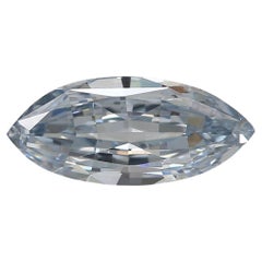 Diamante certificado por GIA de 0,61 quilates de color azul intenso VS1 de claridad