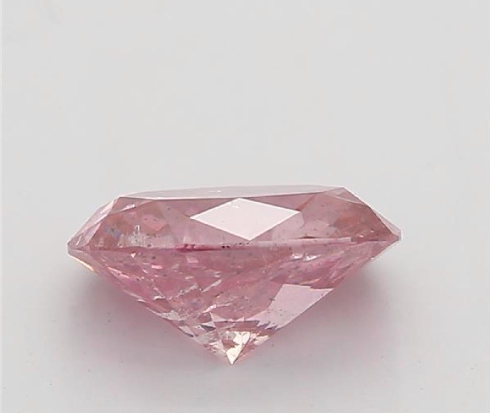GIA Certificato 0,61 Carati Fancy Intense Purplish Pink Diamond In condizioni Nuovo in vendita a บางรัก, TH