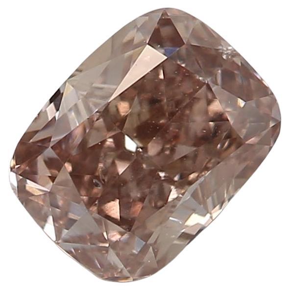GIA-zertifiziert 0,61 Karat Fancy Rosaish Brown SI1 Reinheit Diamant