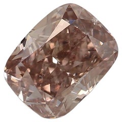 GIA Certified 0.61 Carat Fancy Pinkish Brown SI1 Clarity Diamond