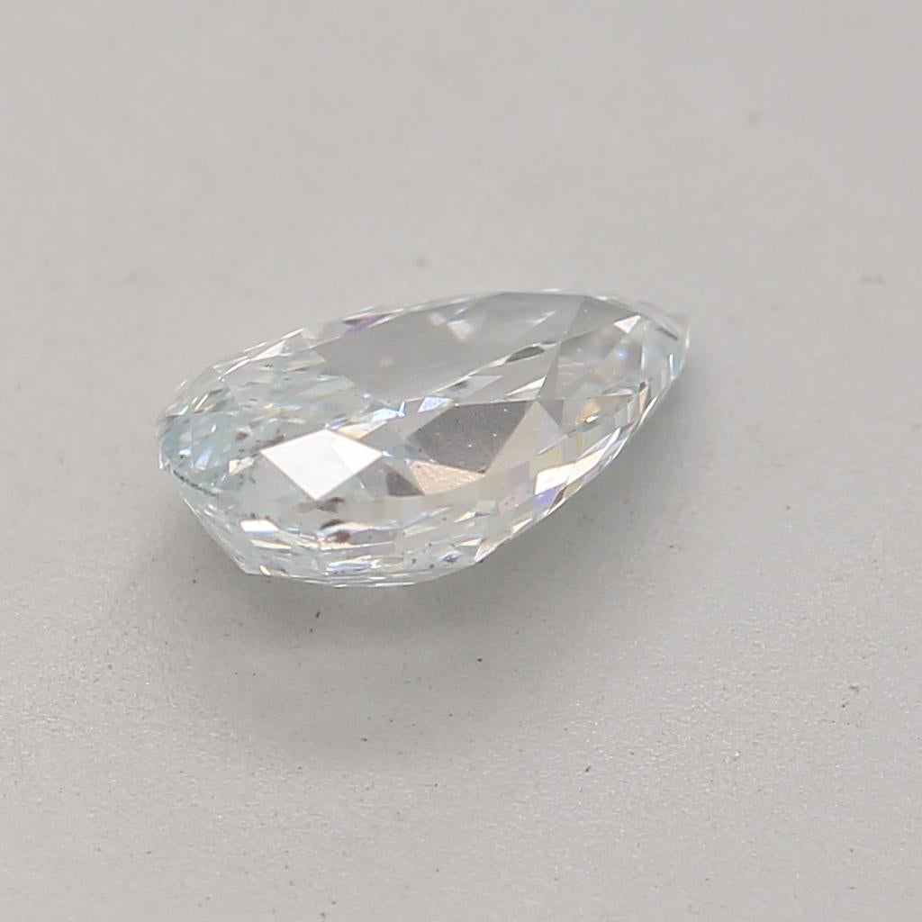 GIA Certified 0.61 Carat Light Blue SI2 Clarity Diamond In New Condition For Sale In บางรัก, TH