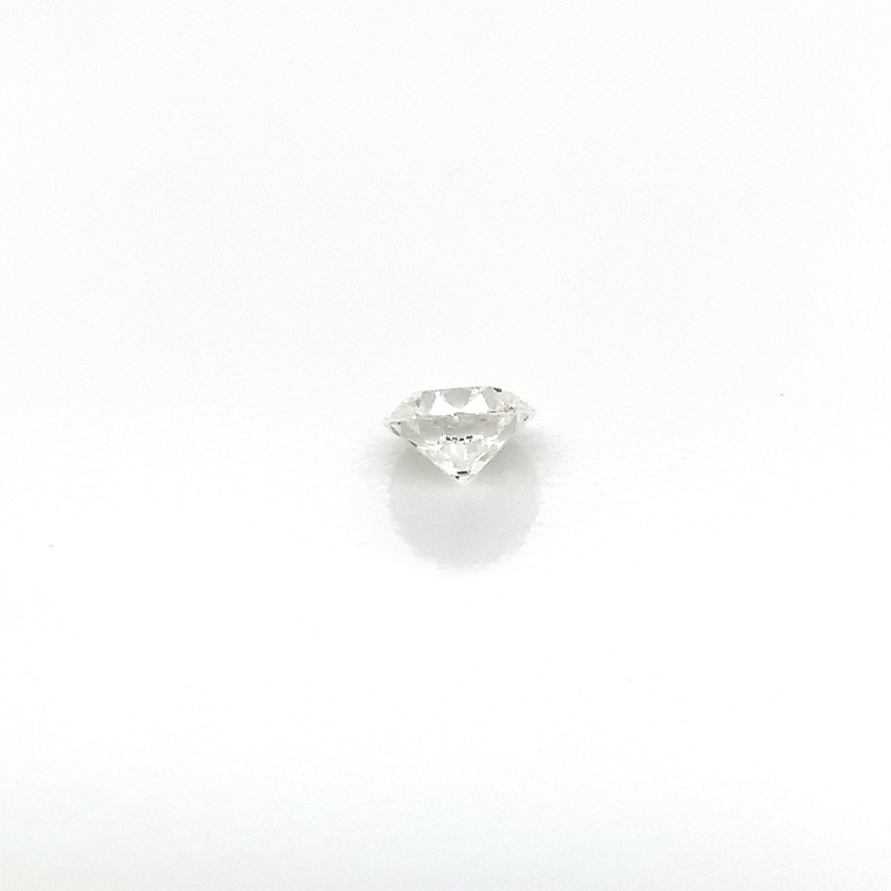 GIA Certified 0.61 Carat Round Brilliant Diamond For Sale 1