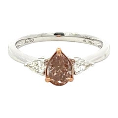 GIA Certified 0.62 Carat Pink Diamond Ring