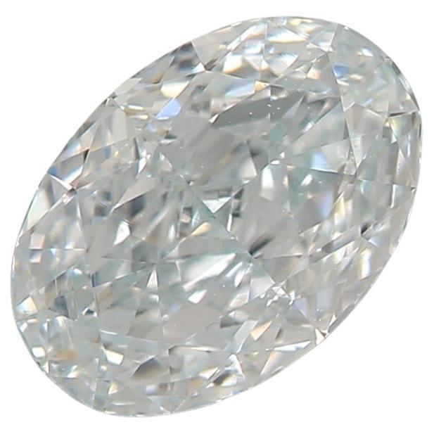 GIA Certified 0.65 Carat Light Blue SI1 Clarity Diamond
