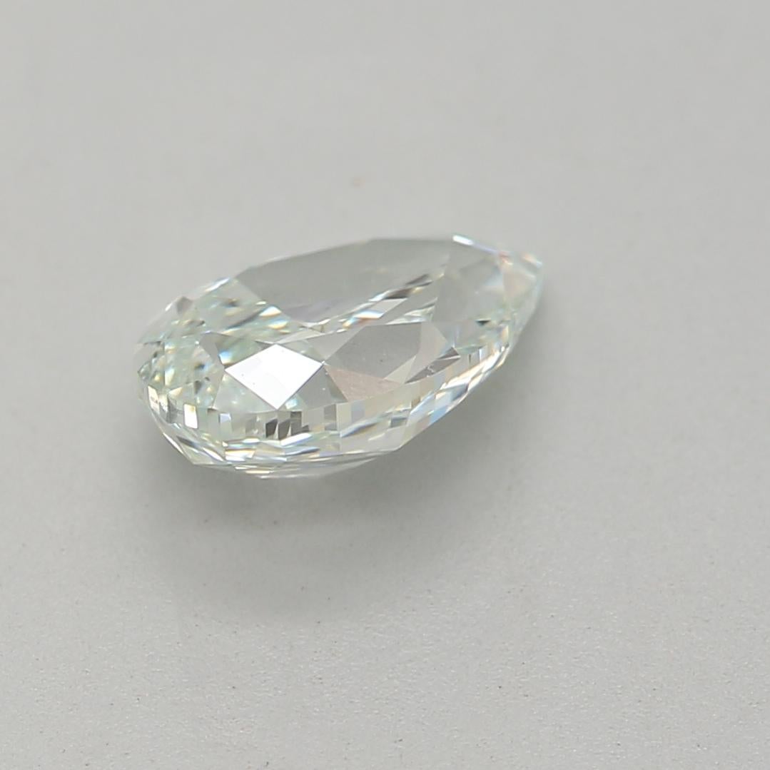 Diamante certificato GIA da 0,66 carati, di colore verde chiaro e chiarezza VVS2 In condizioni Nuovo in vendita a บางรัก, TH