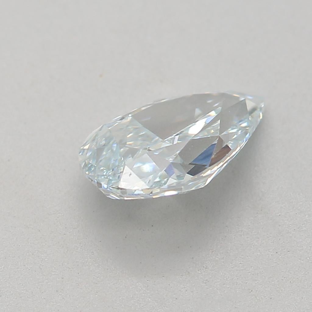 GIA Certified 0.67 Carat Very Light Blue SI1 Clarity Diamond In New Condition For Sale In บางรัก, TH