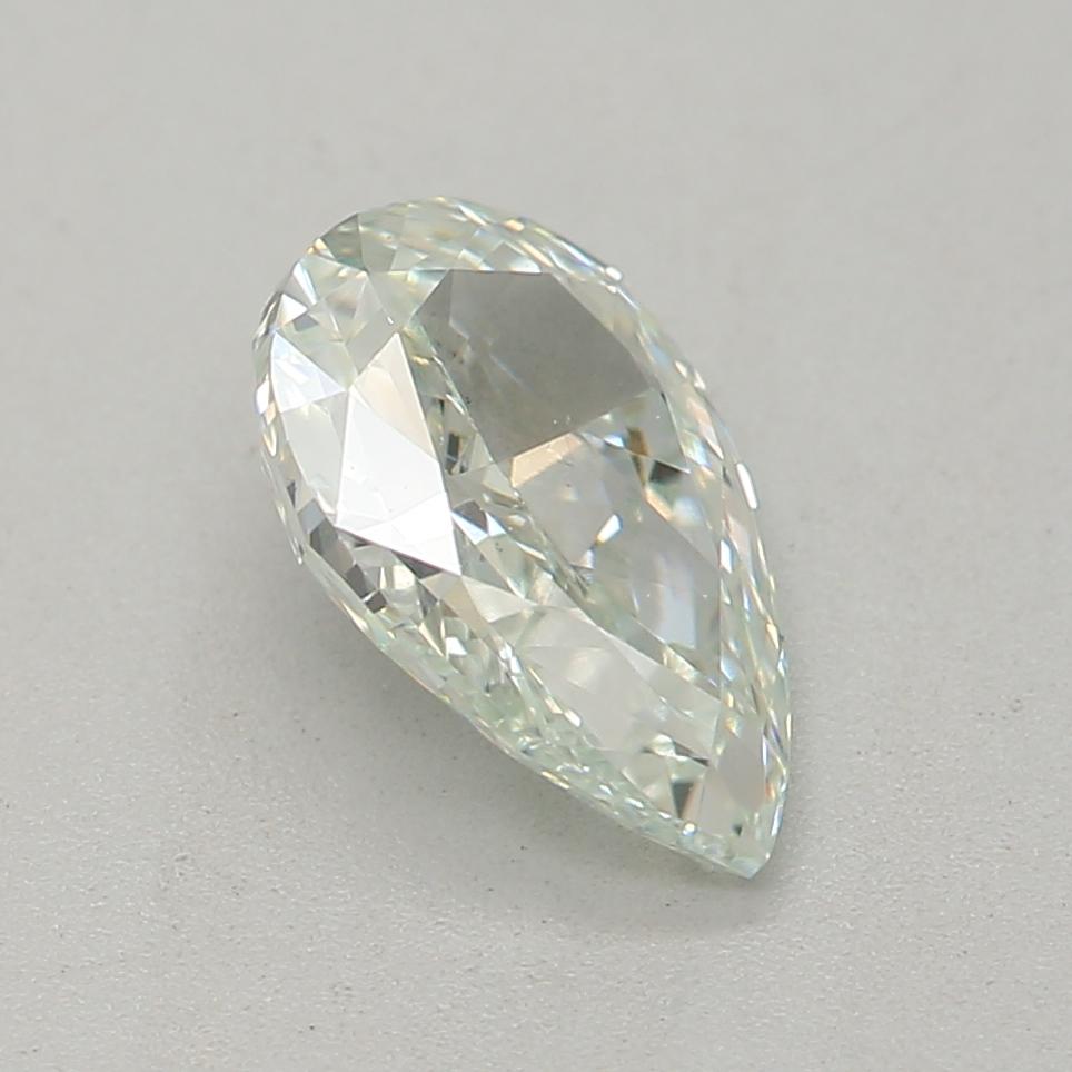 da uomo o donna Diamante certificato GIA da 0,69 carati di colore verde chiaro con purezza VS1 in vendita