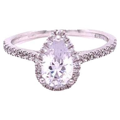 For Sale:  GIA Certified 0.7 Carat Pear shape Diamond Ring in Platinum