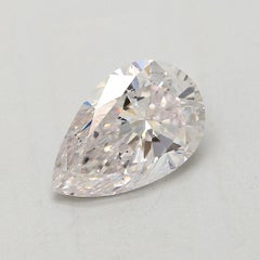 GIA Certified 0.70 Carat Faint pink I1 Clarity Diamond