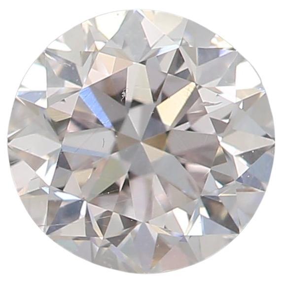 Diamante certificado por GIA de 0,70 quilates de color rosa tenue y claridad SI1