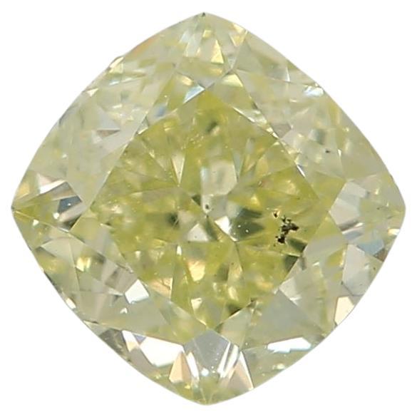 Diamante certificado por GIA de 0,70 quilates Fancy Verde Amarillo Claridad SI1