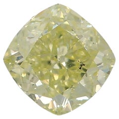 GIA-zertifiziert 0,70 Karat Fancy Grün Gelb SI1 Reinheit Diamant