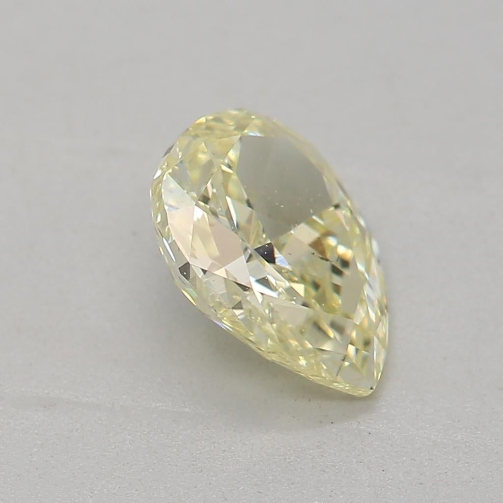 GIA Certified 0.70 Carat Fancy Light Yellow I1 Clarity Diamond In New Condition For Sale In บางรัก, TH
