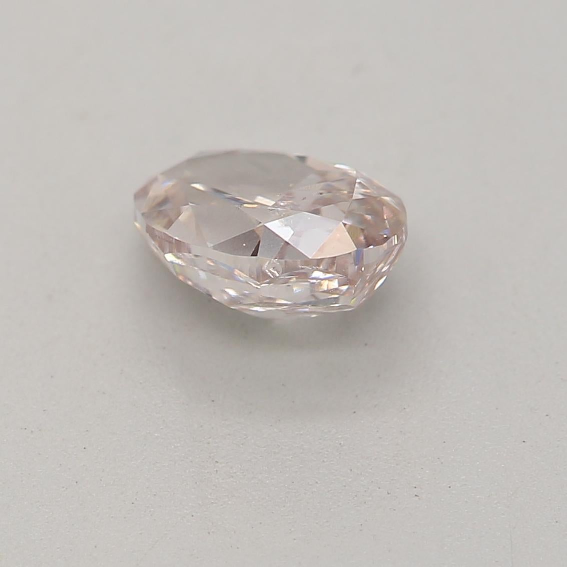 GIA Certified 0.70 Carat Fancy Pinkish Brown SI2 Clarity Diamond In New Condition For Sale In บางรัก, TH