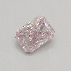 GIA Certified 0.70 Carat Fancy Purplish Pink VS2 Clarity Diamond
