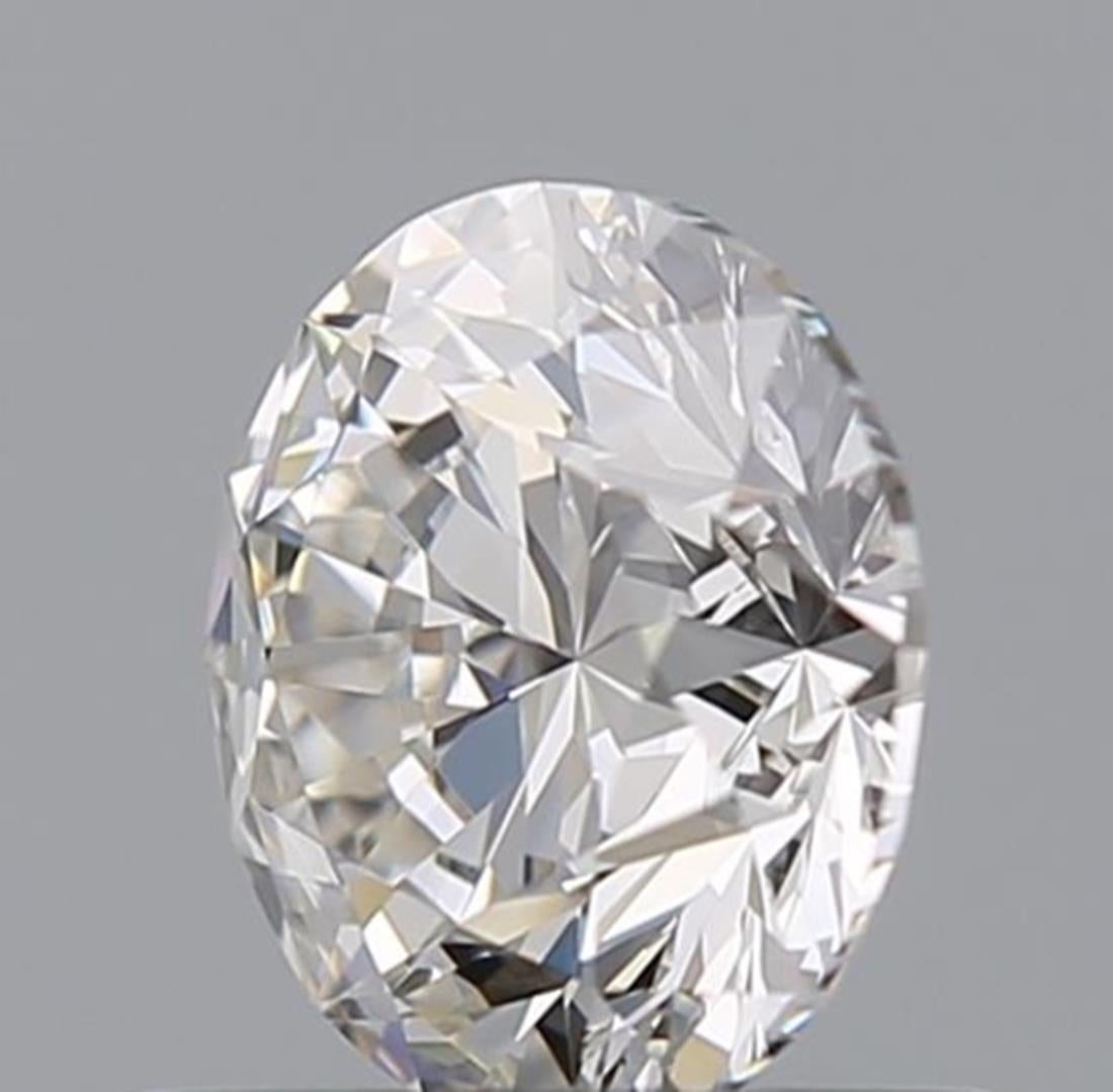 Round Cut GIA Certified 0.70 Carat H Colour IF Clarity Diamond For Sale