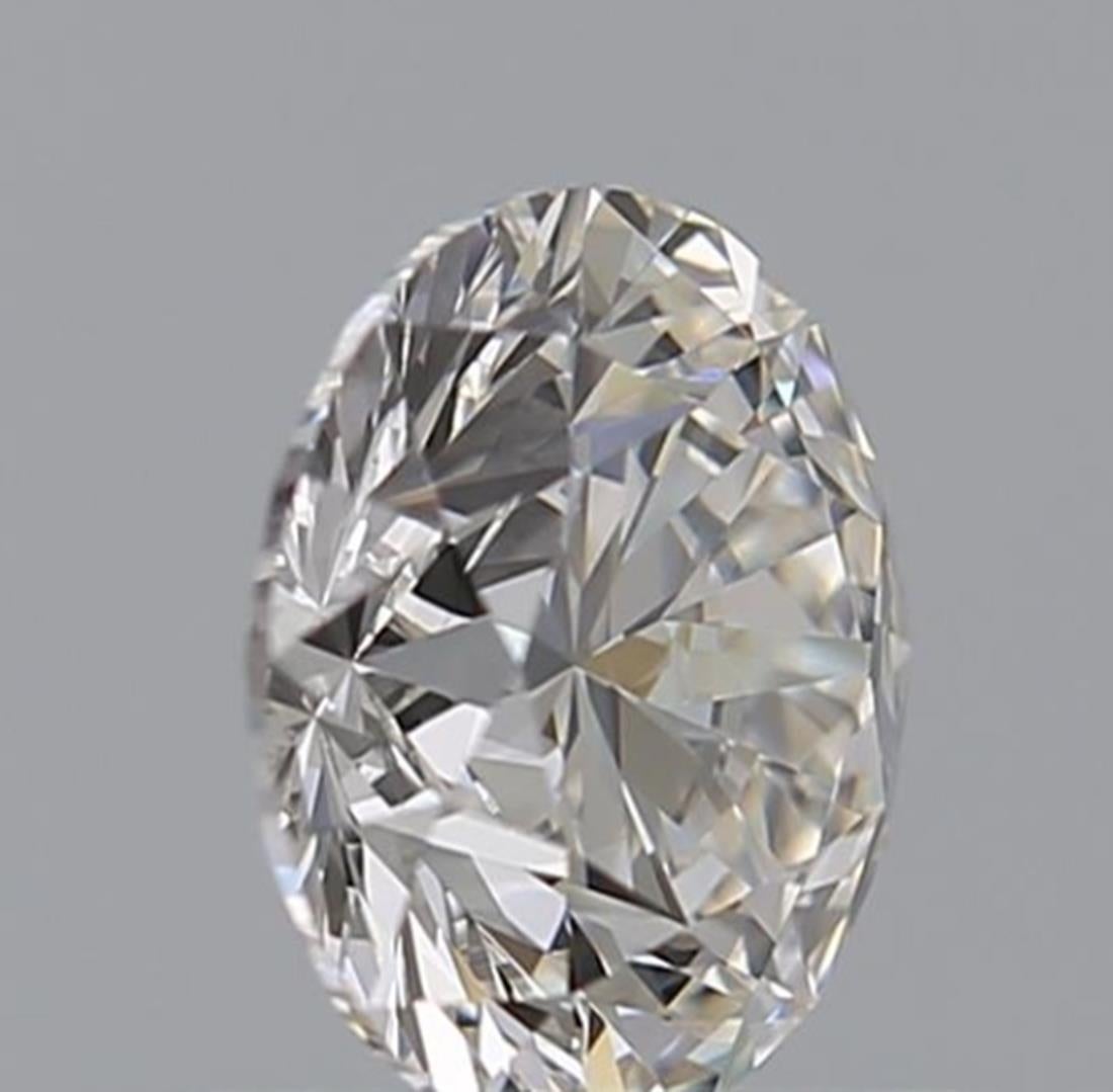 GIA Certified 0.70 Carat H Colour IF Clarity Diamond For Sale 2