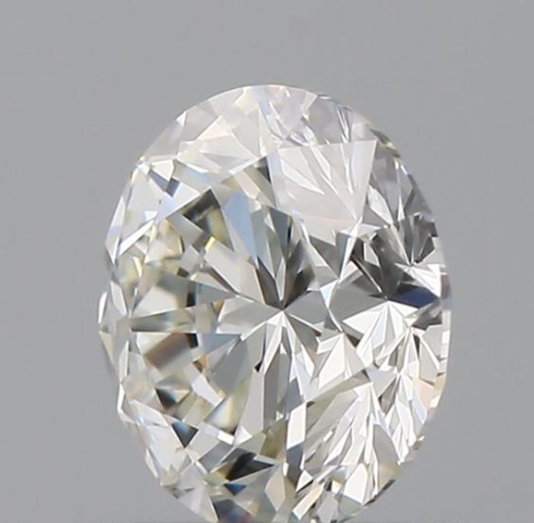 Round Cut GIA Certified 0.70 Carat H Colour VVS2 Clarity Diamond For Sale