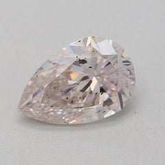 GIA Certified 0.70 Carat Light Pinkish Brown SI2 Clarity Diamond